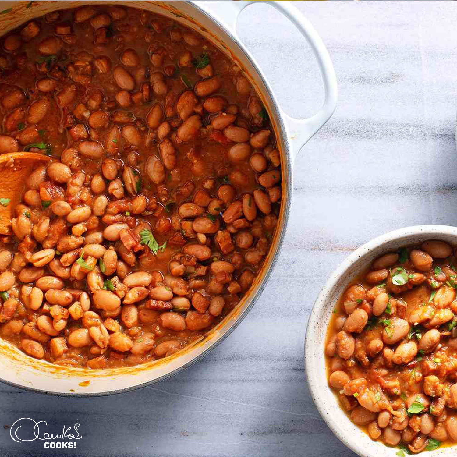Peruvian Beans with Bacon