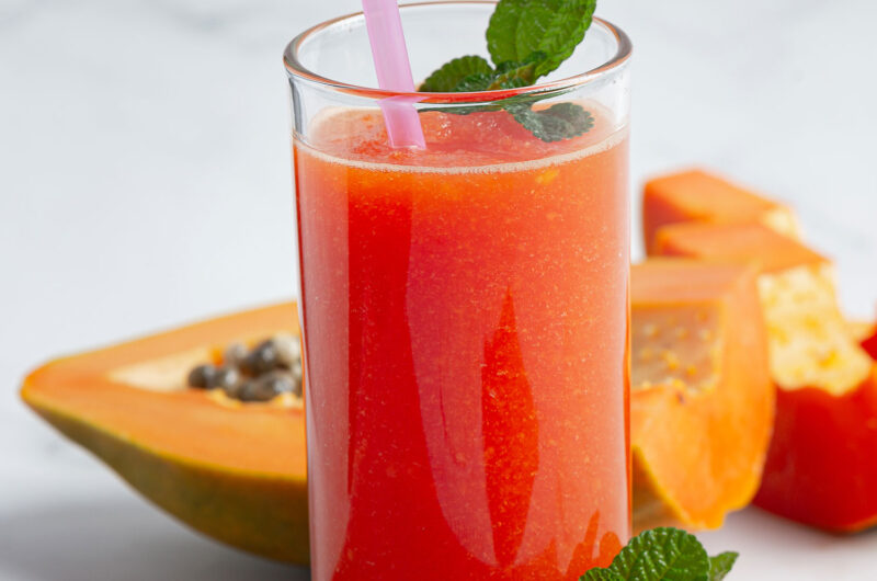 Papaya and Orange Juice