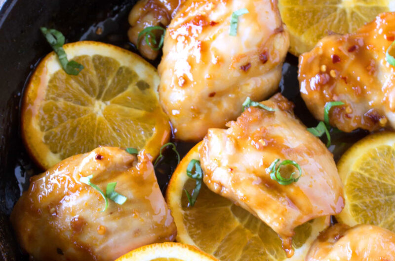 Orange Chicken Thighs