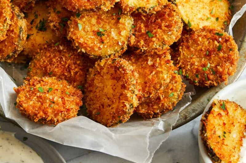 Baked Parmesan Zucchini Chips