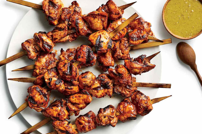 Chicken Brochettes With Anticuchera Sauce