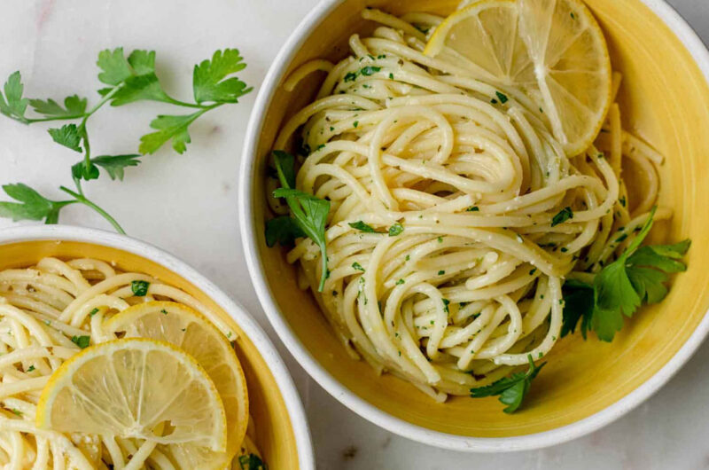 Lemon Parsley Linguine