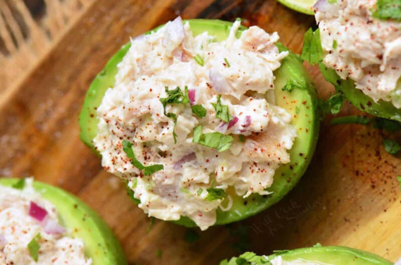 Stuffed Avocados with Chicken Salad