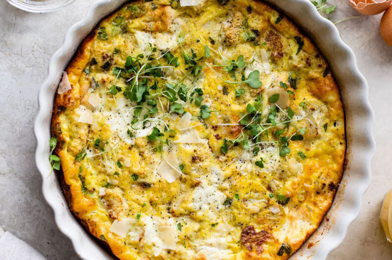 Crustless Cauliflower Quiche