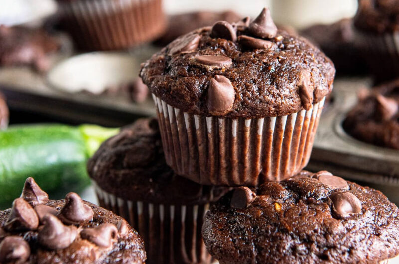 Chocolate Zucchini Muffins